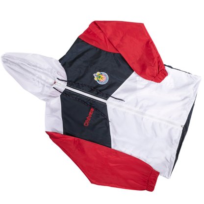 CHAMARRA ROMPEVIENTOS TRICOLOR CHIVAS